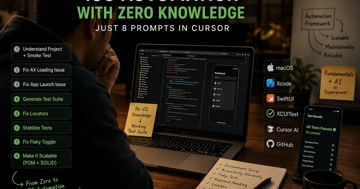 I Automated an iOS App With Zero Knowledge &mdash; Just Using 8 Prompts in Cursor
