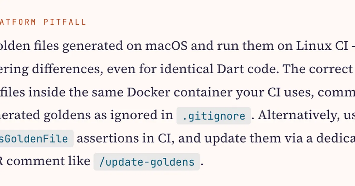 Your Unit Tests Are Green.
The Feature Is Still Broken on Device.
