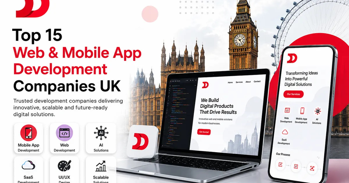 Top 15 Web & Mobile App Development Companies UK