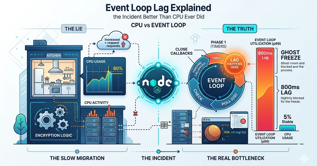 Event Loop Lag: Why CPU Usage Is a Liar