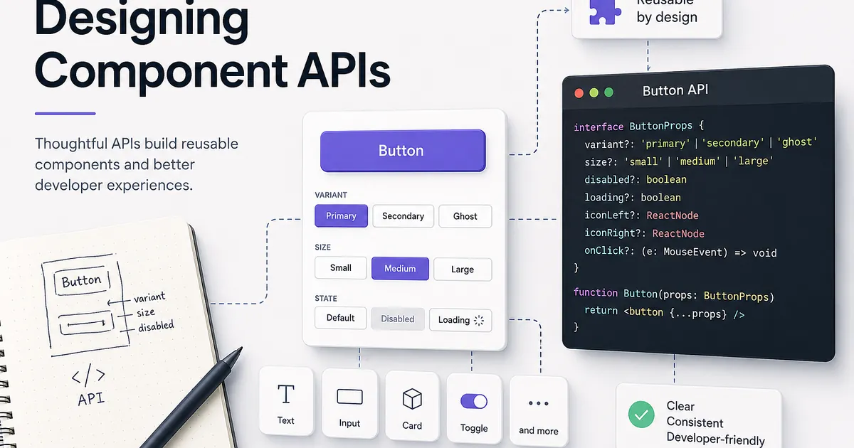 The Art of Designing Component APIs at Scale
