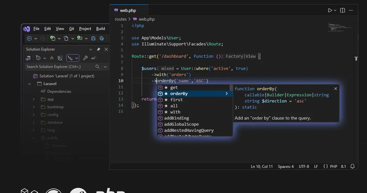 All-in-One PHP extension for Visual Studio Code