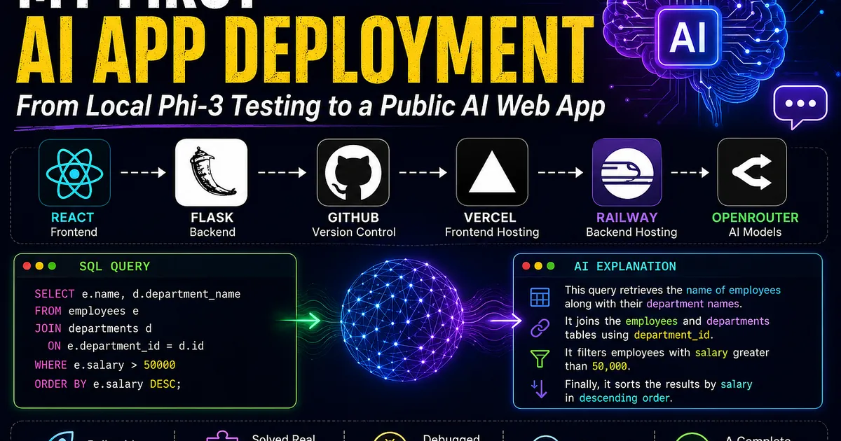 From Local LLMs to the Cloud: Building and Deploying My First AI SQL Query Explainer
