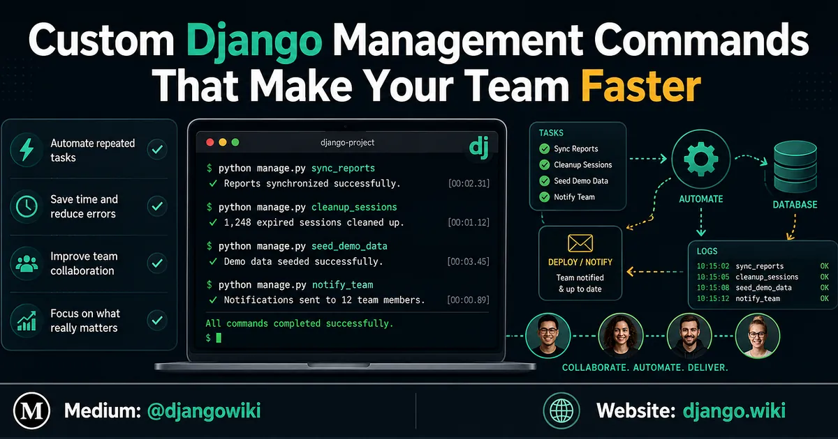 Custom Django Management Commands That Make Your Team Faster