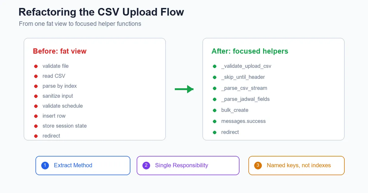 Refactoring SIBANGKU: From Fat Views to an Architecture I Could Trust