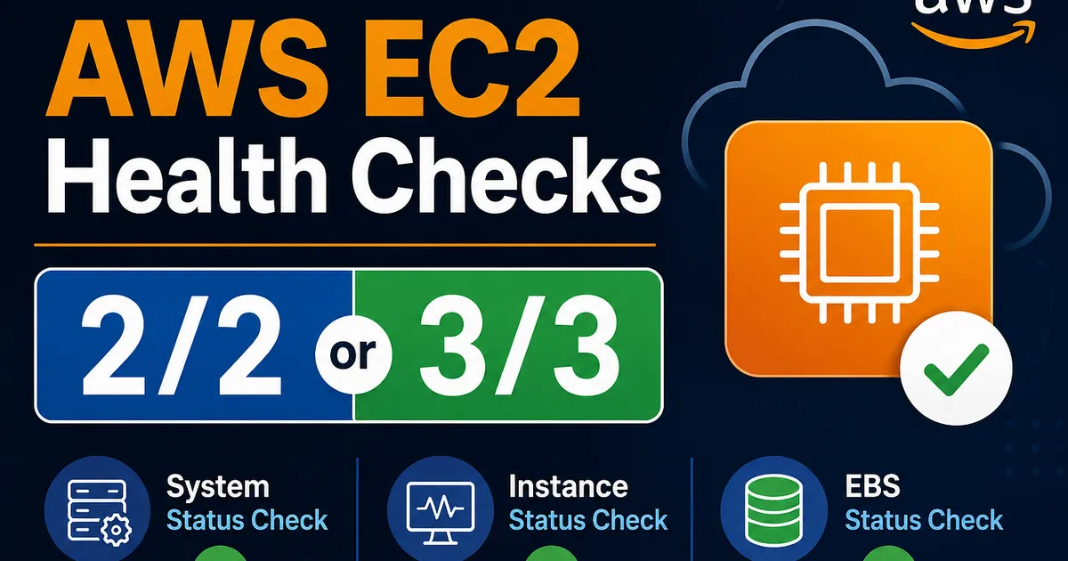 Why Does AWS EC2 Show 2/2 Status Checks for Some Instances and 3/3 for Others?
