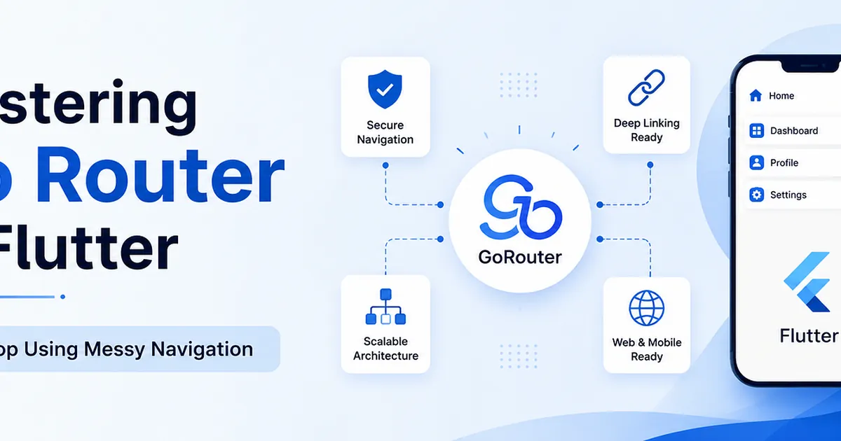 Mastering Go Router in Flutter (Stop Using Messy Navigation)