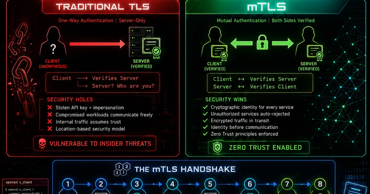 mTLS (Mutual TLS): Why Modern Systems Need More Than HTTPS