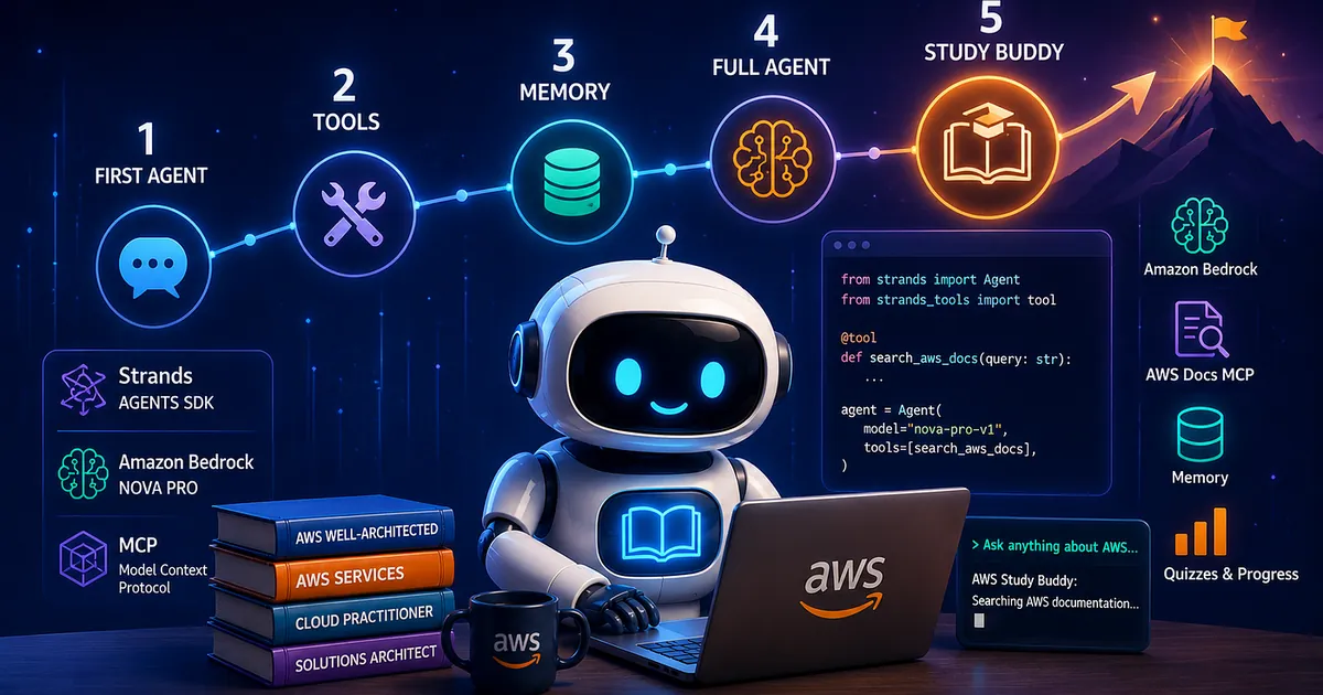 Building an AWS Study Buddy with MCP + Strands Agents SDK