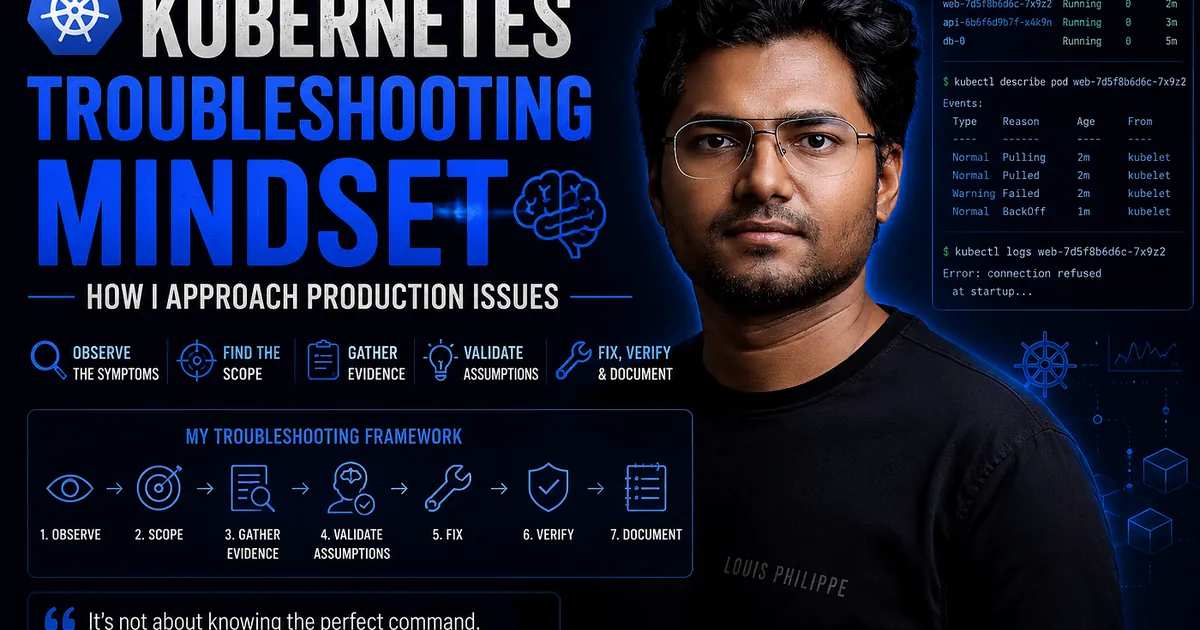 Kubernetes Troubleshooting Mindset: How I Approach Production Issues