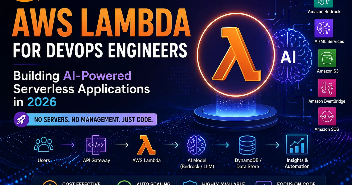 “AWS Lambda in 2026: Building AI-Powered Serverless Applications Without Managing Servers”