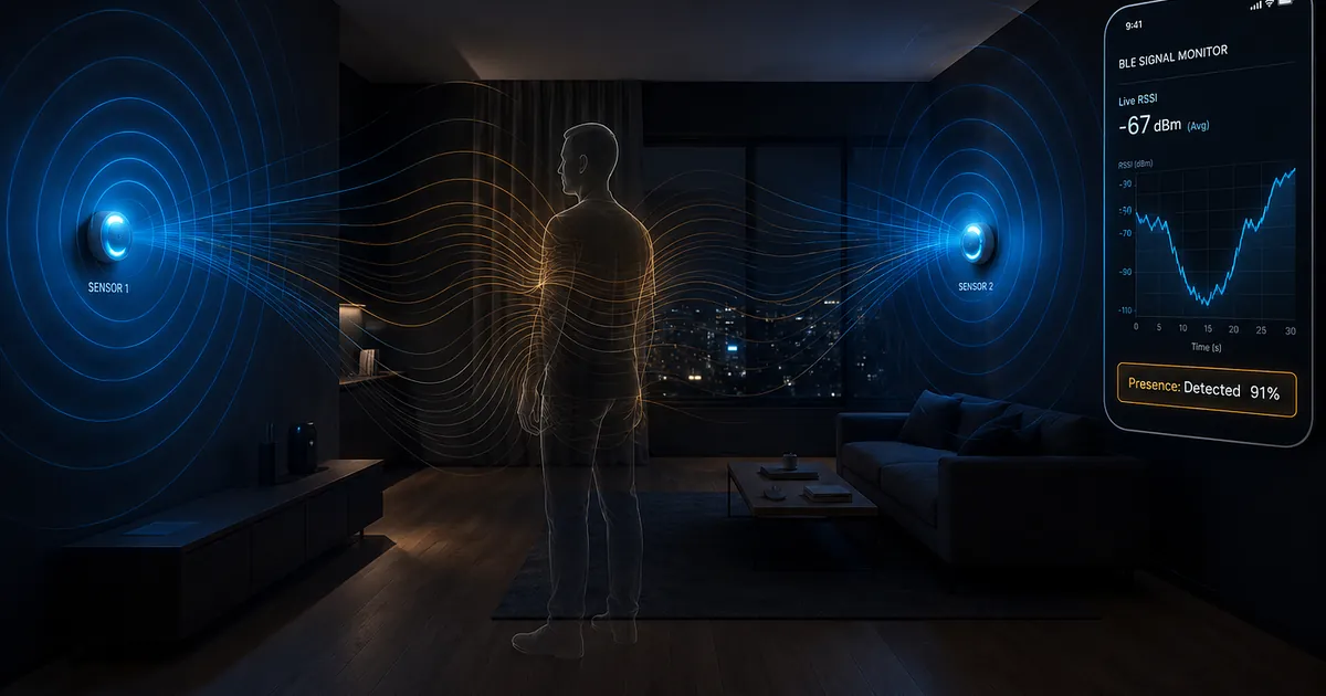 BLE + On-Device AI: Sense Human Presence Without Permissions