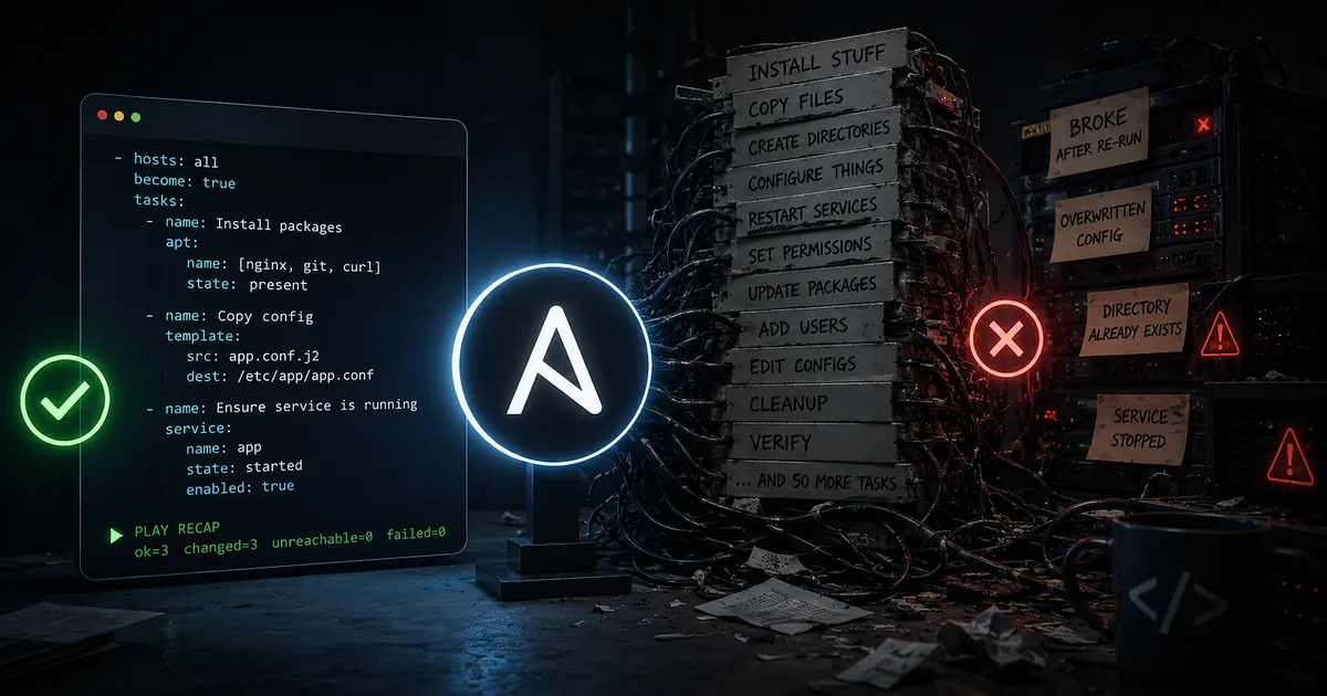 Ansible Is Not Dead But Your Playbooks Are Doing Too Much