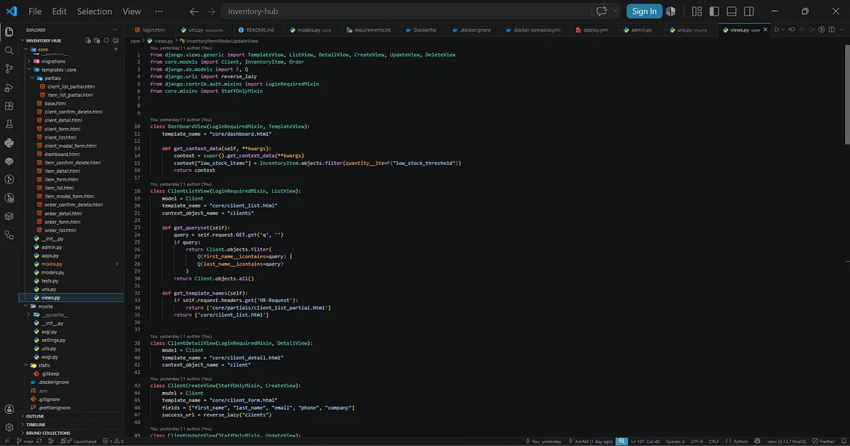 Minimalist CRM & Inventory Hub