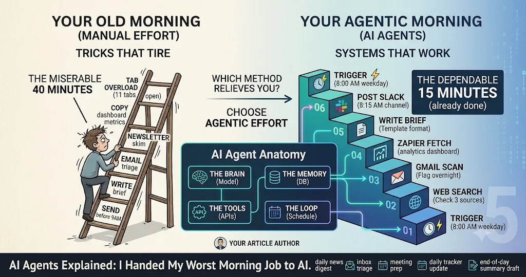 AI Agents Explained: I Handed My Worst Morning Job to AI.
