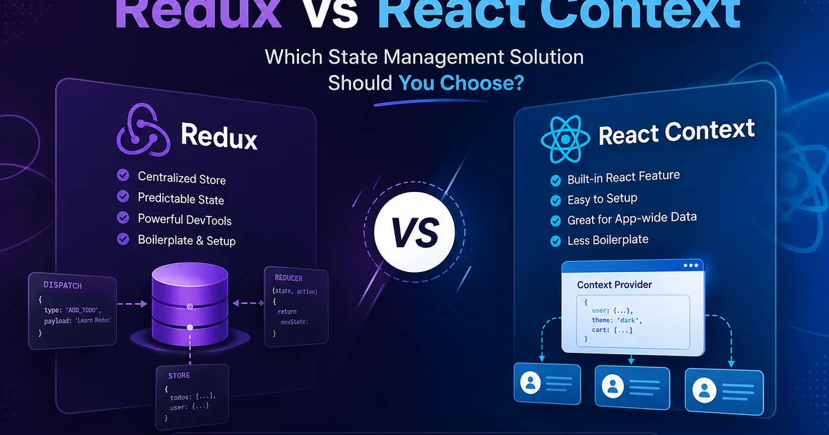 Context vs Redux: The Re-render Trap Every React Developer Should Know