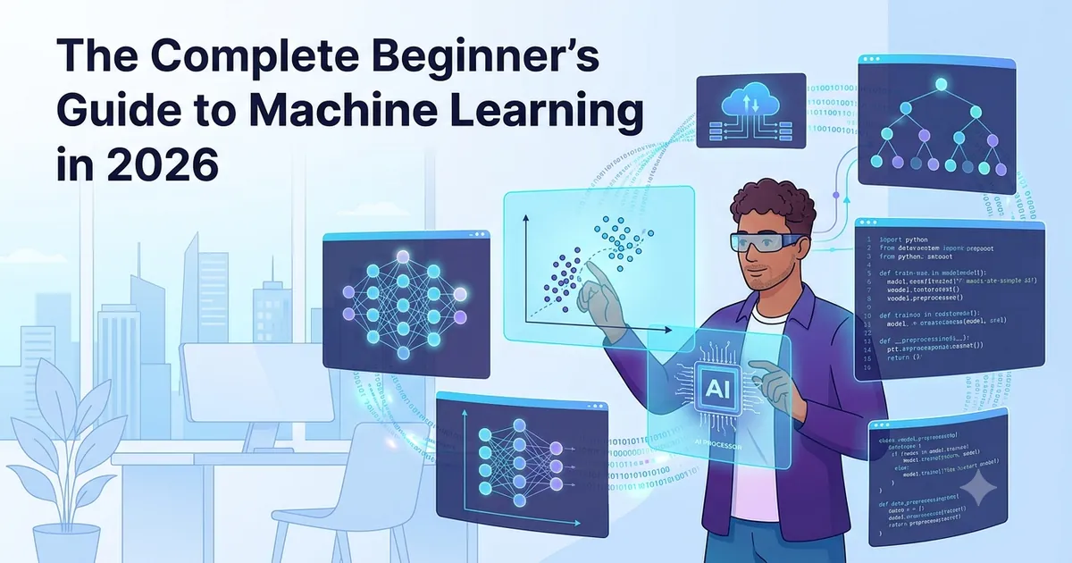 The Complete Beginner’s Guide to Machine Learning in 2026