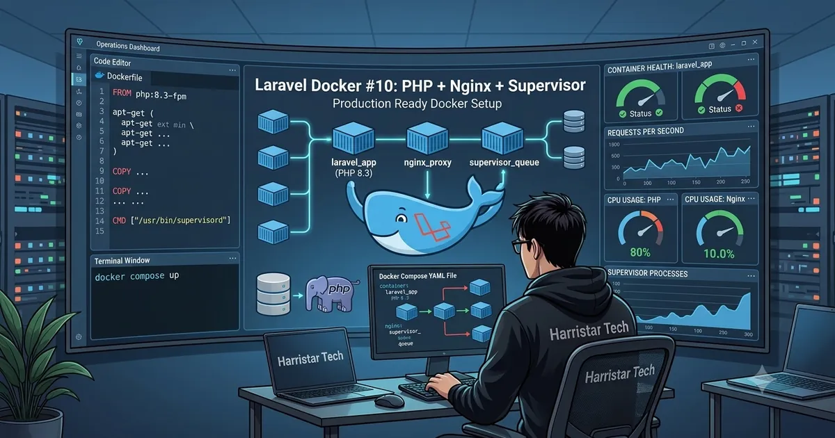 Laravel Docker #10: Running PHP-FPM and Nginx with Supervisor in a Single Docker Container
