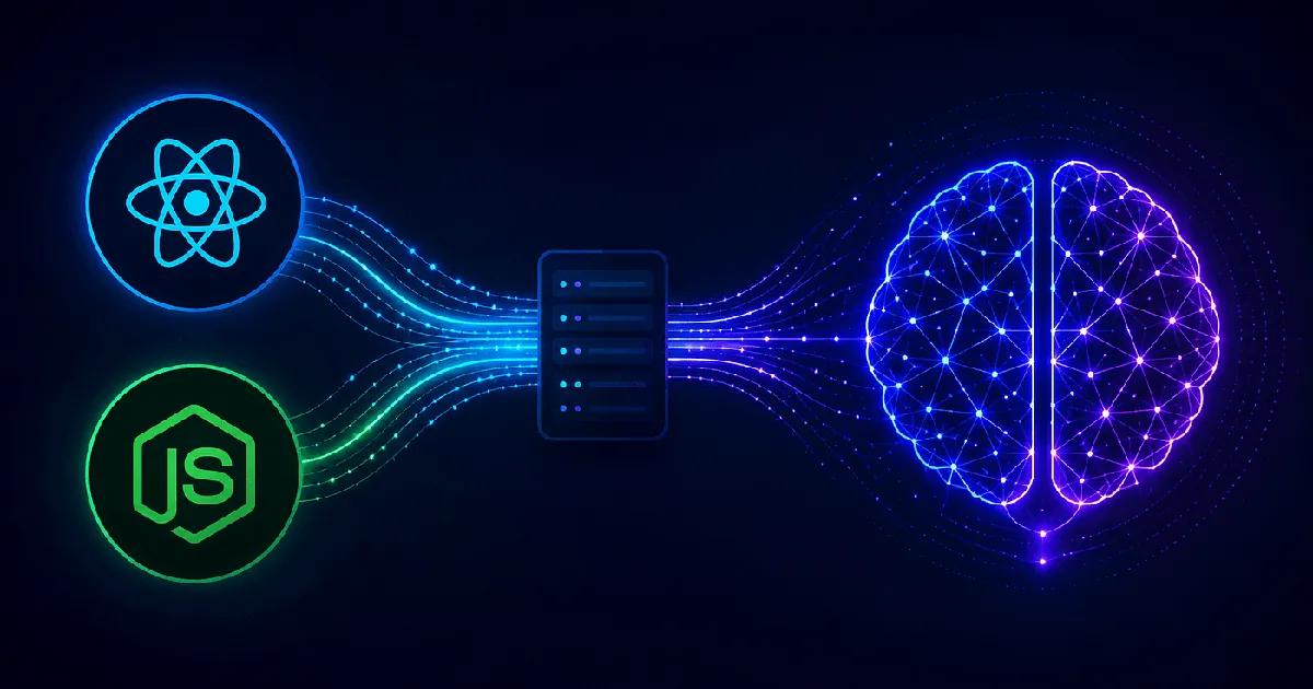 How to Build an AI-Powered Web App with React and Node.js in 2026 (Complete Full-Stack Guide)