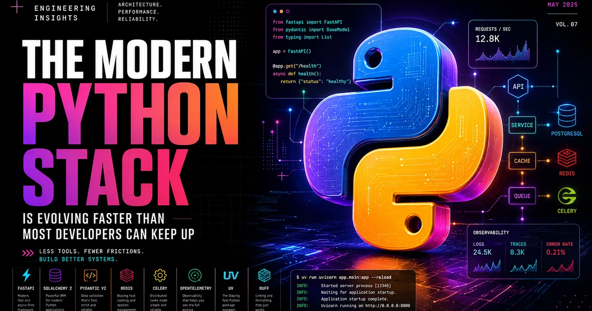 The Modern Python Stack Is Evolving Faster Than Most Developers Can Keep Up