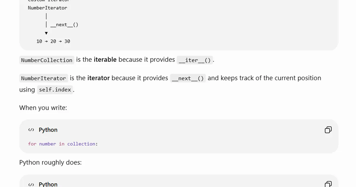 DS in Python 1: Iterators