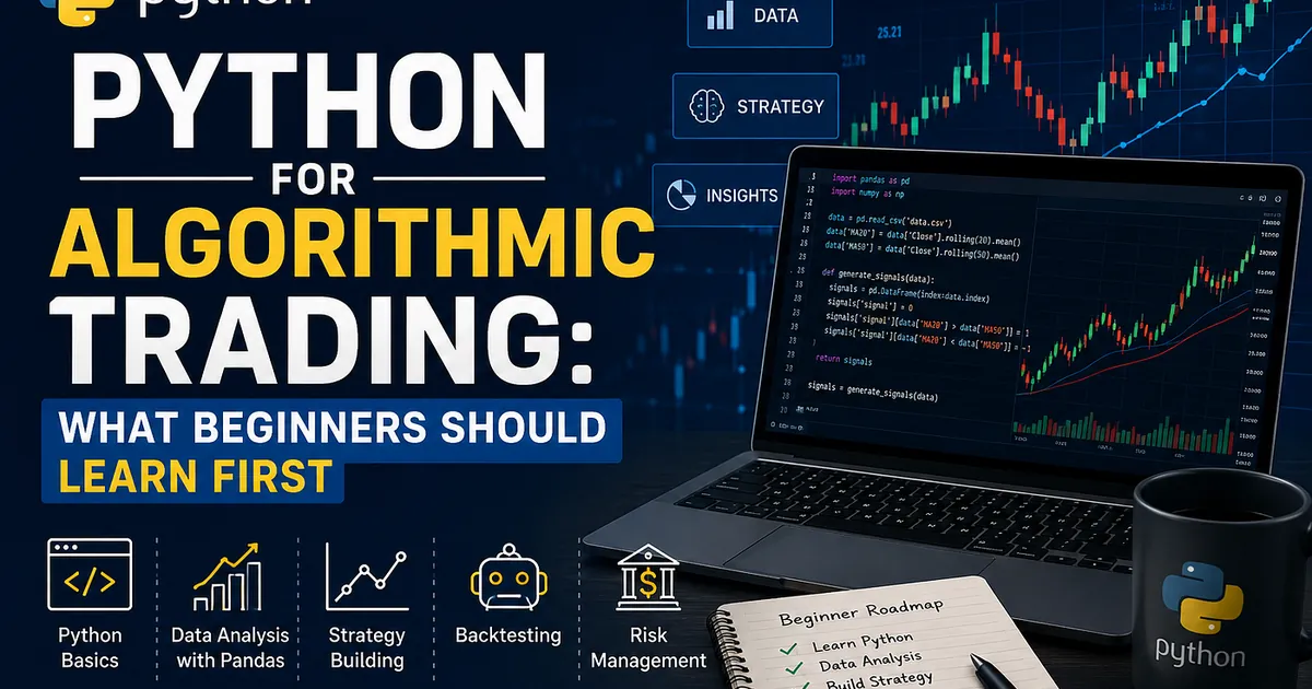 Python for Algorithmic Trading: What Beginners Should Learn First