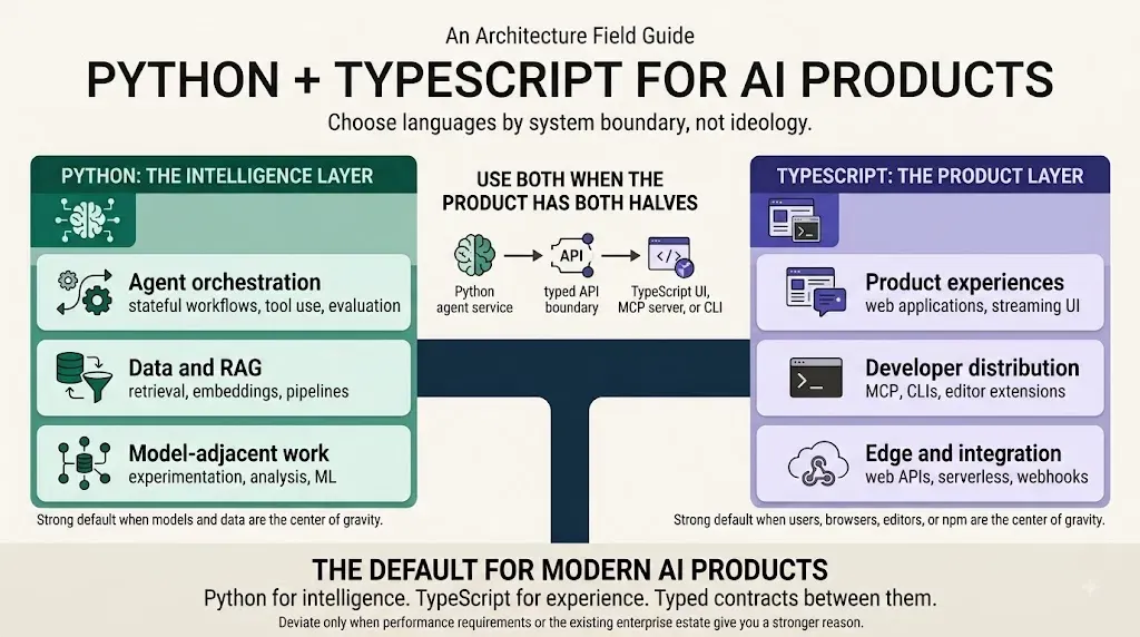 Python & TypeScript for AI Systems in 2026: An Architecture Field Guide