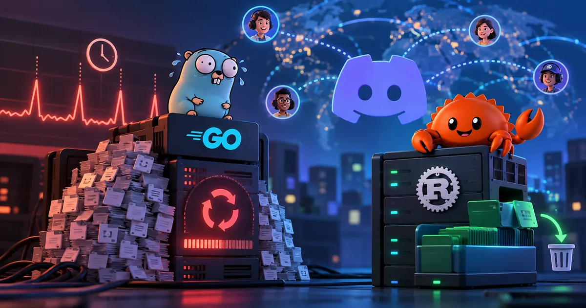 Discord Serves 12 Million Concurrent Users With 4 Engineers. Go Couldn’t Keep Up