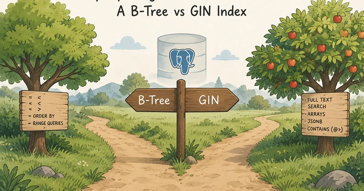 Why My Postgres Queries Were Slow: A B-Tree vs GIN Index