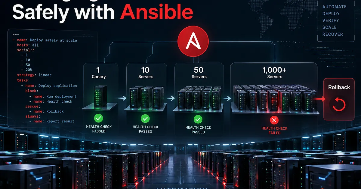 Managing 1,000+ Servers Safely with Ansible