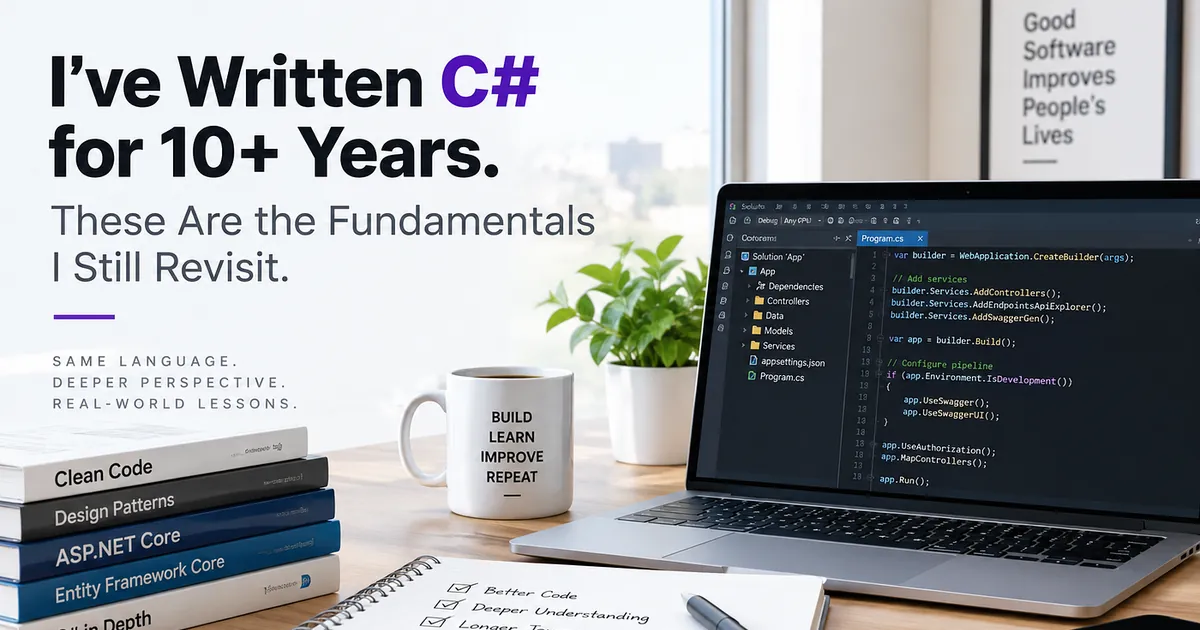 I’ve Written C# for 10+ Years. These Are the Fundamentals I Still Revisit.