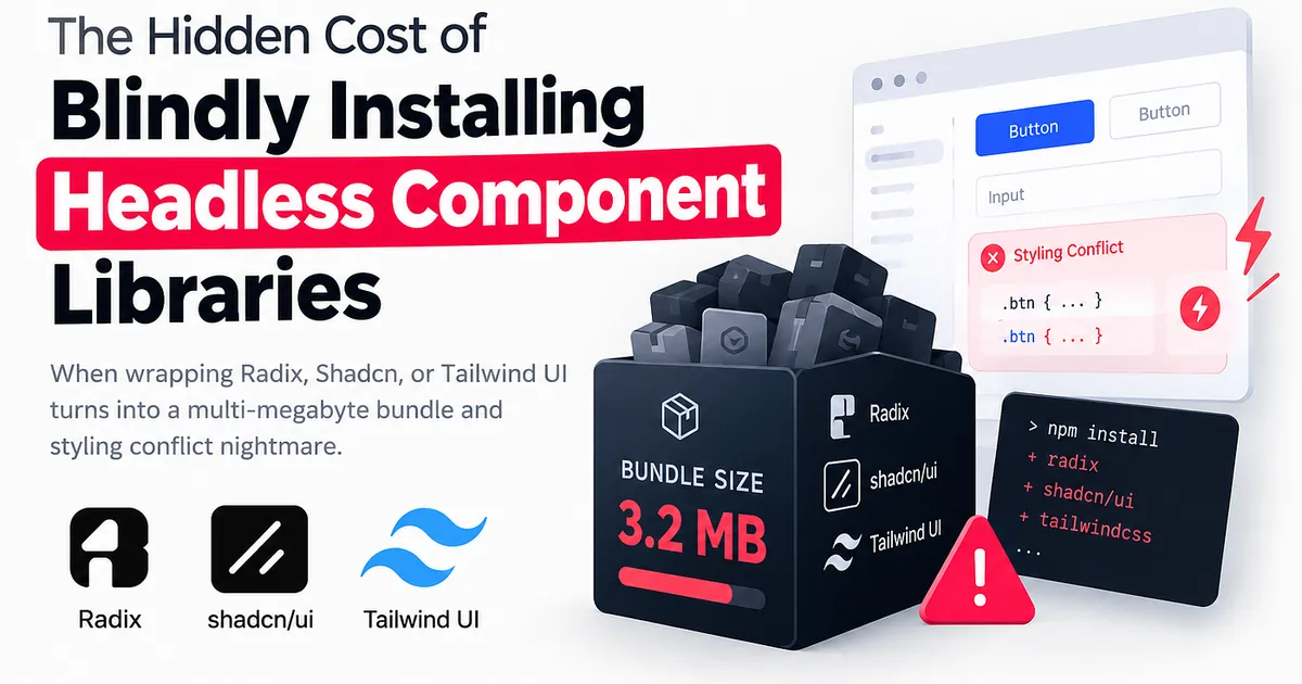 The Hidden Cost of Blindly Installing Headless Component Libraries