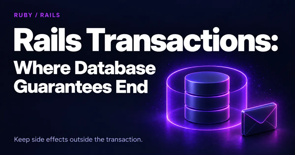 Rails Transactions: Where Database Guarantees End