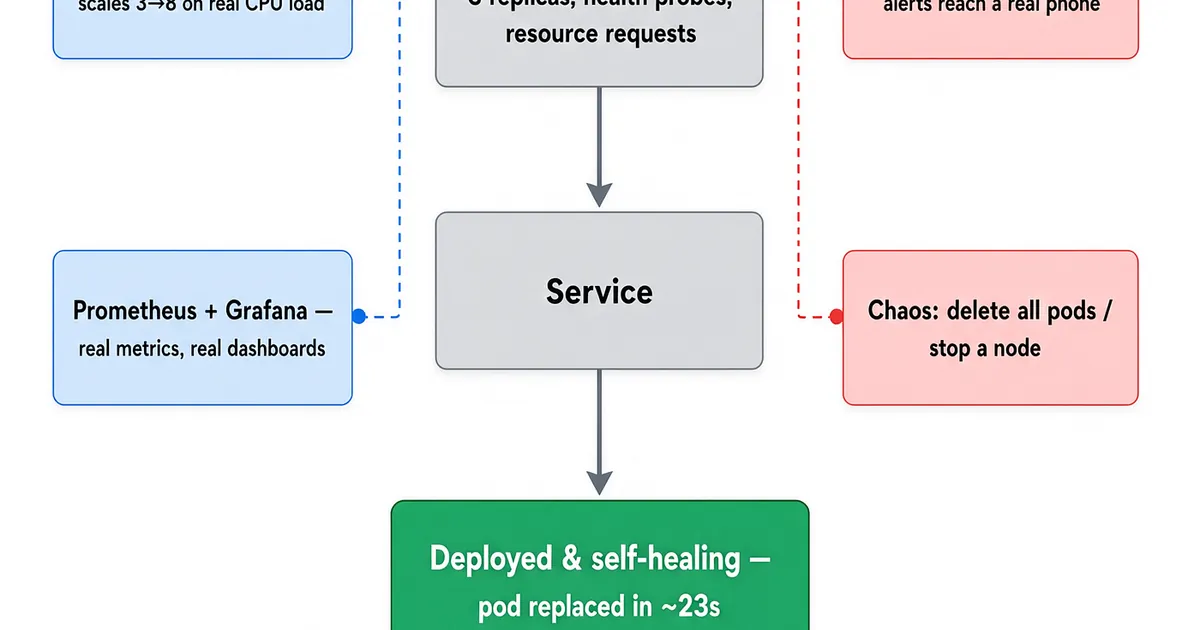 Building a Self-Healing System on Kubernetes &mdash; Then Breaking It on Purpose