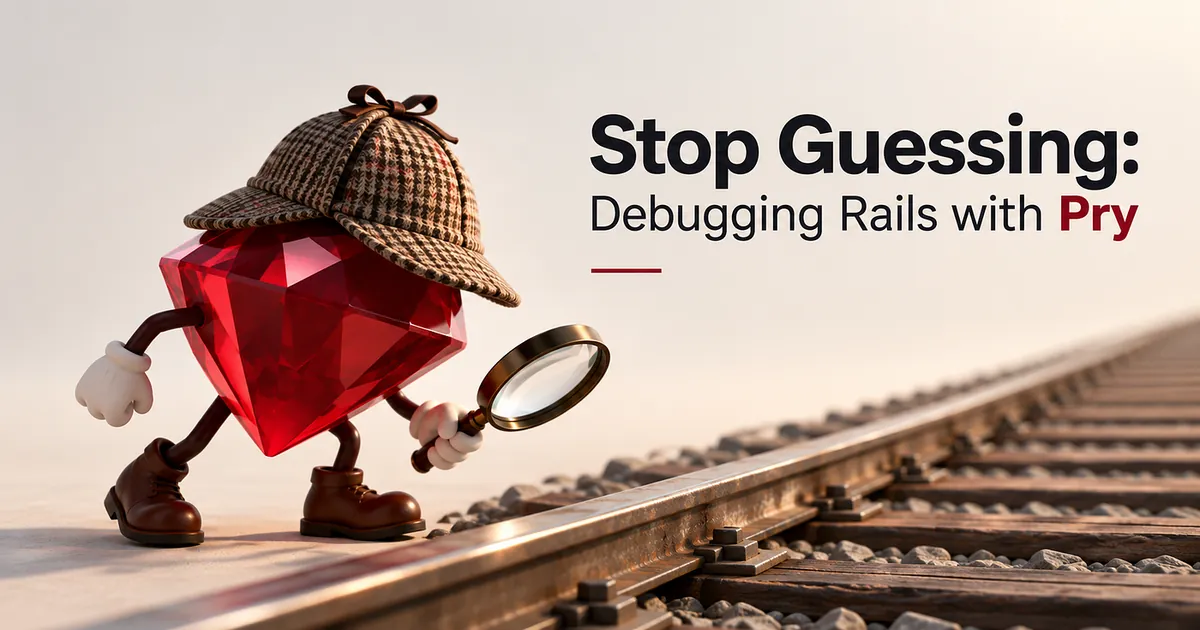 Stop Guessing: Debugging Rails with Pry