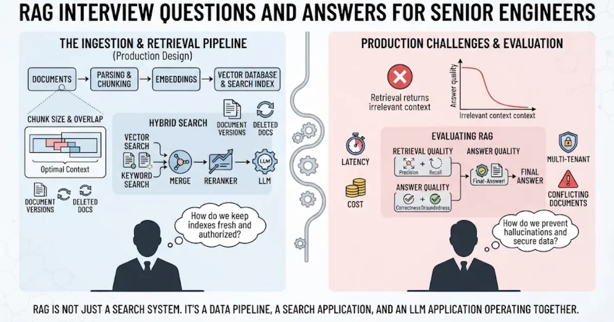 RAG Interview Questions and Answers for Senior Engineers