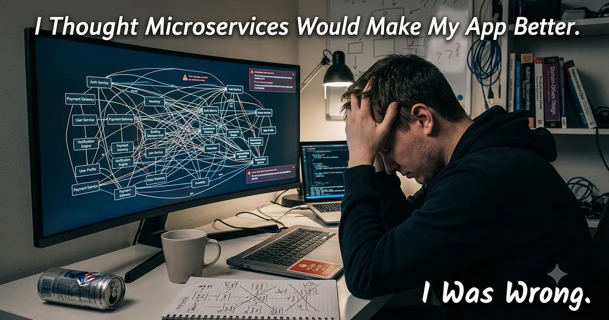 I Thought Microservices Would Make My App Better. I Was Wrong.