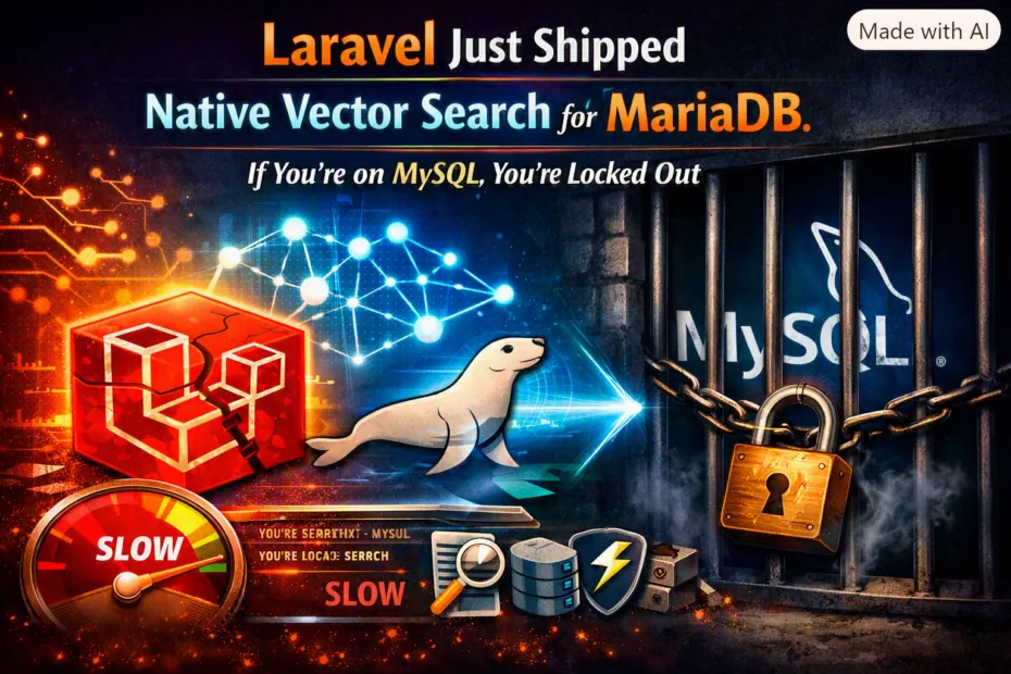 Laravel Just Shipped Native Vector Search for MariaDB. If You’re on MySQL, You’re Locked Out