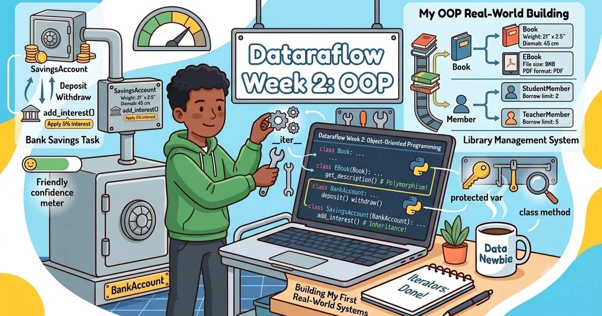 Week 2 at Dataraflow: Conquering OOP, One Real-World Task at a Time