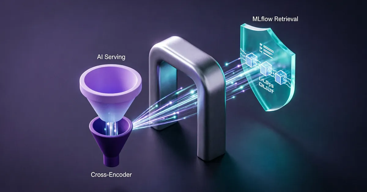 Beyond &ldquo;Toy&rdquo; RAG (Part 3): Building the AI Serving Layer with Two-Stage Retrieval & MLflow