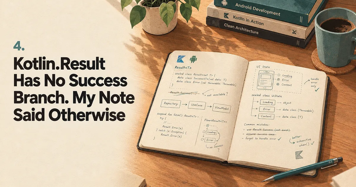 Kotlin.Result Has No Success Branch. My Note Said Otherwise