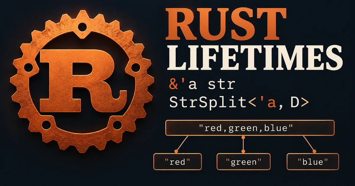 Rust Lifetimes Annotations Finally Clicked When I Built a String Splitter