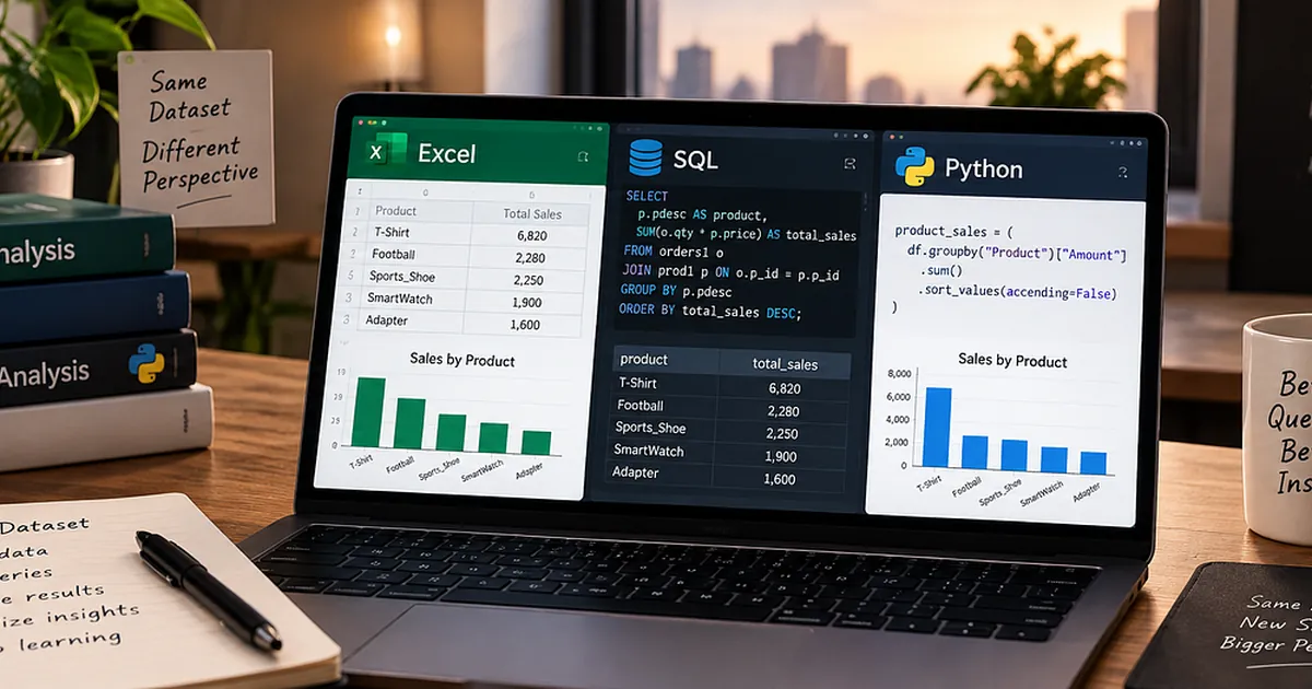 Three Tools, One Dataset: My Experience with Excel, SQL and Python