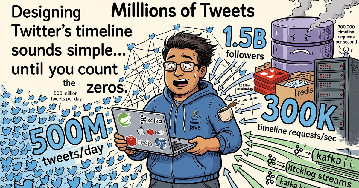 How I’d Design Twitter’s Timeline — With Working Java Code