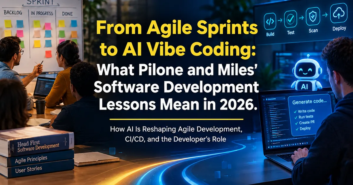 From Agile Sprints to AI Vibe Coding: What Pilone and Miles’ Software Development Lessons Mean in…