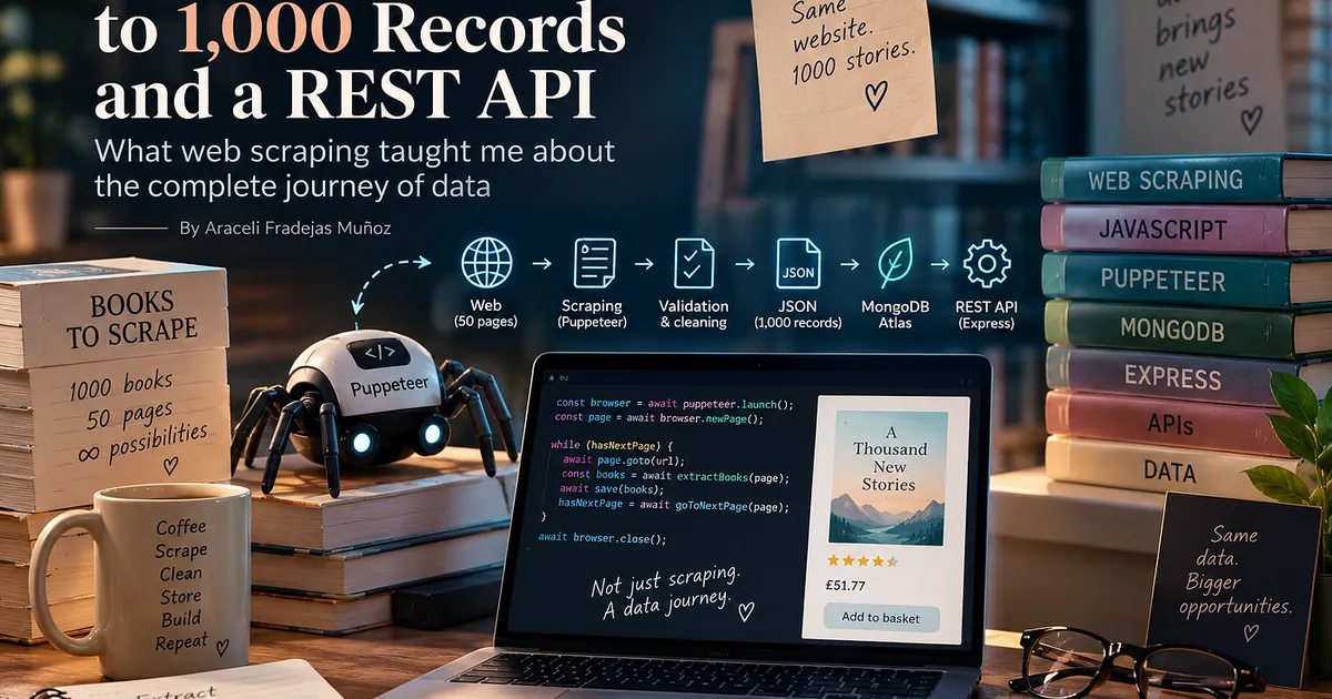 🕷️ From 50 Web Pages to 1.000 Records and a REST API