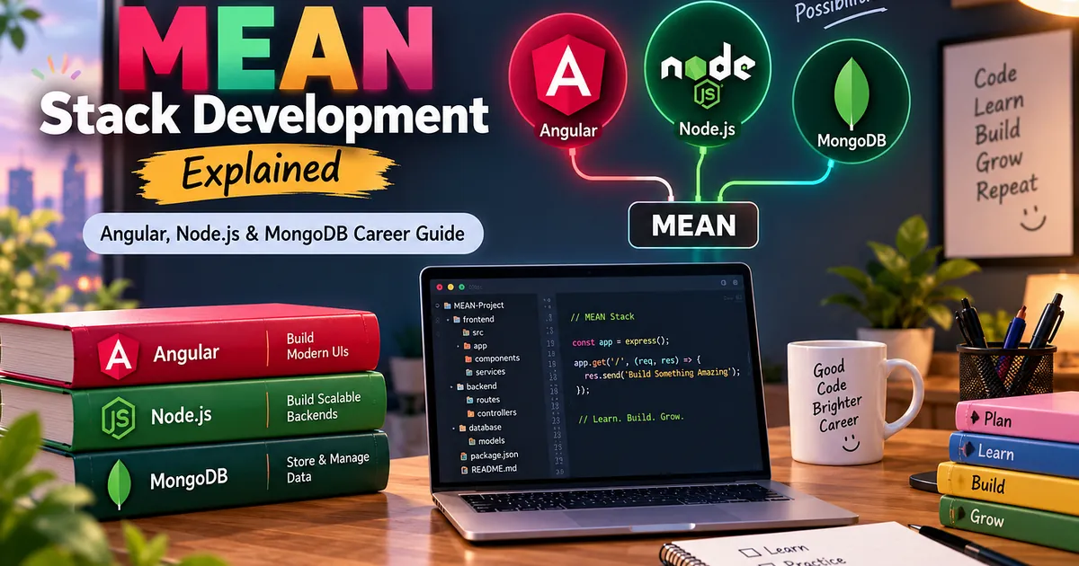 MEAN Stack Development Explained: Angular, Node.js & MongoDB Career Guide