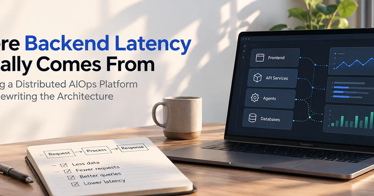 Where Backend Latency Actually Comes From: Optimizing a Distributed AIOps Platform Without…