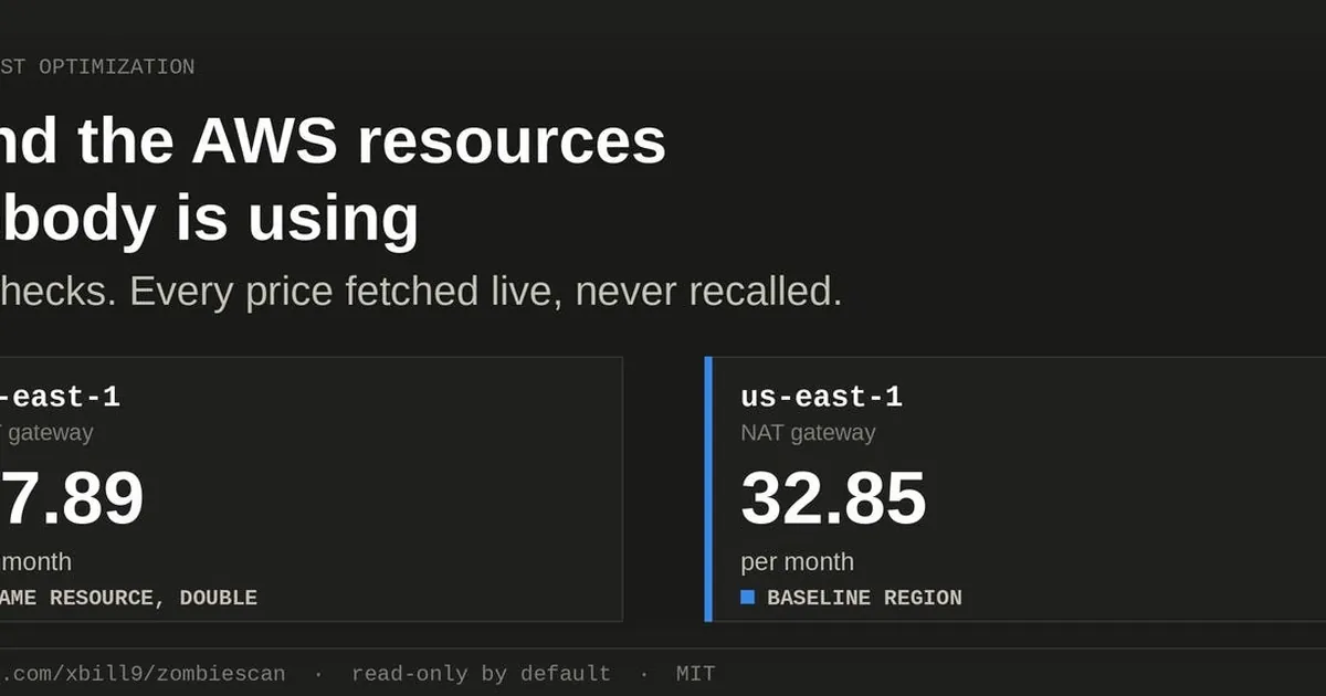 Find the AWS Resources Nobody Is Using, and What They Cost You