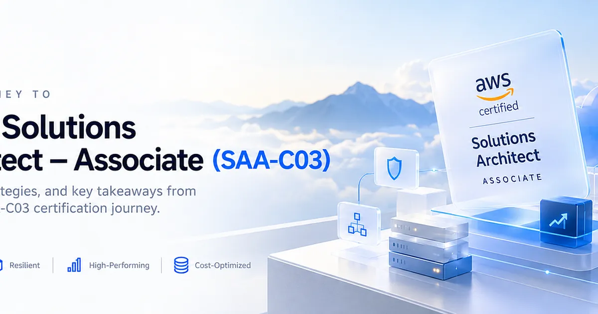 Learning to Think Like a Solutions Architect: My AWS SAA-C03 Journey